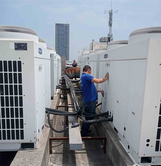 天门中央空调制热和不制冷系统维修方法